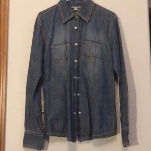 Denim Button-Down